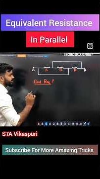 Equivalent Resistance #physicsshorts #class12physics#viral