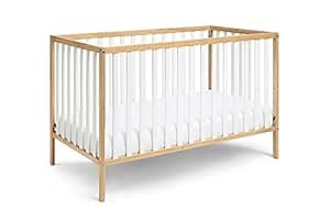 Baby Cache Deux Remi Island 3-in-1 Convertible Baby Crib (Do Re Me) Natural & White