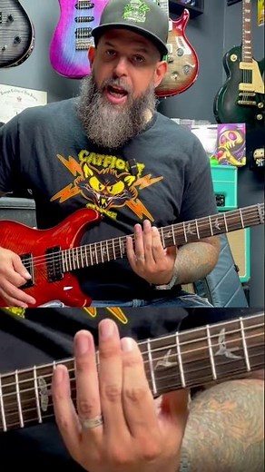 How to Play Them Bones Chorus | Easy Alice in Chains Guitar Lesson (Video 250/365) #Shorts