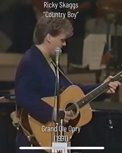 Ricky Skaggs Country Boy Song Release in 1985
