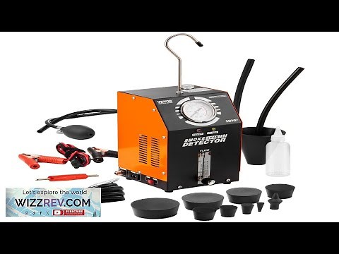 VEVOR Automotive Smoke Machine Leak Detector EVAP Leak Tester Built-in Air Pump Review