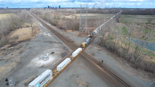 5.7K views · 149 reactions | I made a quick compilation video from our trip to the Vickers at CP 285 alongNorfolk Southern’s busy Chicago Line. Carson did a great job recording video and getting quality audio to use over the drone clips. For a Sunday morning it was quite busy! Northwood, Ohio - March 2024 #train #drone #asmr #railroad #railway #video | Craig Hensley Photography | Facebook