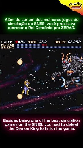 ActRaiser (SNES) – The God simulator where you face the Demon King! #simulator #snes