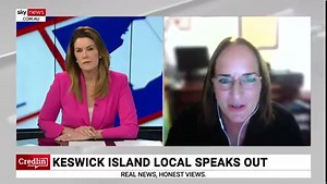 Keswick Island Progress Association Rayna Asbury says living on and travelling from Keswick Island had become harder ever since China Bloom leased the island. | Sky News Australia