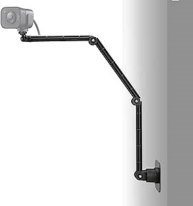 AceTaken StreamCam Webcam Wall Holder Ceiling Mount Compatible with Logitech Brio StreamCam C920s Webcams with 1/4-20