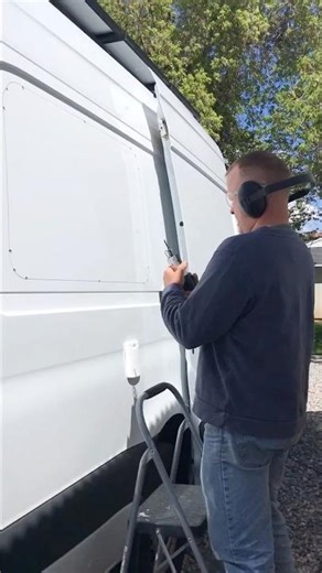 Best tool to use to cut out sprinter van windows…