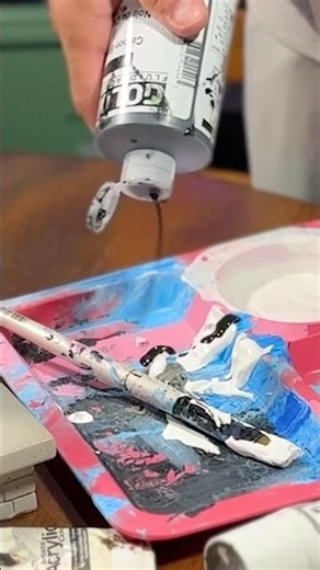 Painting process is explained further in the full length video!! Go check it if you can!!! #art