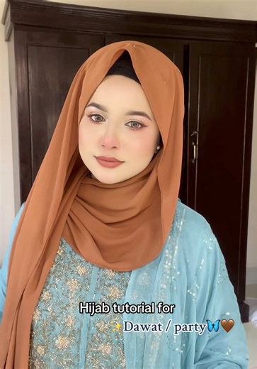 Easy Hijab Tutorial for Parties and Events