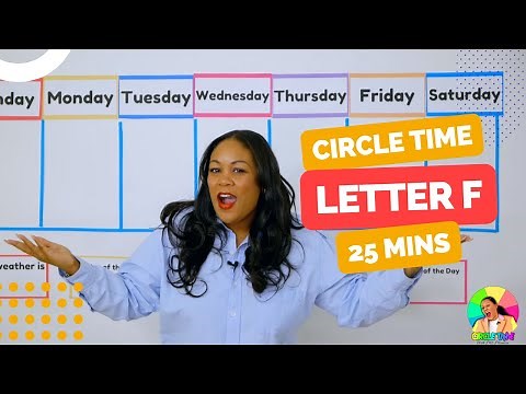 Circle Time with Ms. Monica - Songs for Kids, Letter F Number 10 - Episode 3