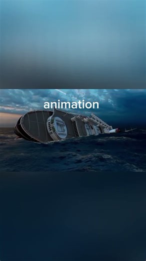 ss andrea doria sinking animation vs real life