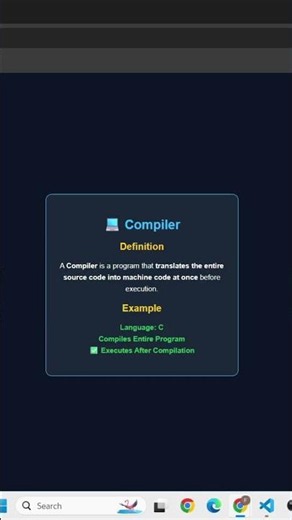 What is a Compiler? #shorts