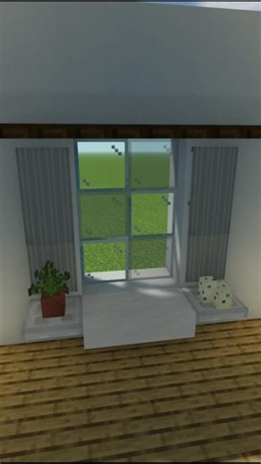 HOW TO MAKE A REAL WINDOW IN MINECRAFT | #minecraft​ #gaming​ #buildhacks​ #trending​ #hype​