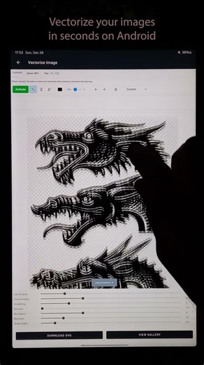 Vectorize your images in seconds on Android!