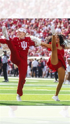 Indiana University RedStepper Dance Team | We had a BLAST dancing at our last home game of the season 🏟️ AND with our special guest from the @iualtos Lilly!!!🤩❤️ Choreo:... | Instagram