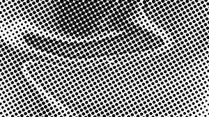 Black and white halftone