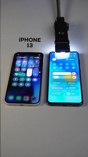 iPhone 13 vs Samsung S21 Display Showdown! #shorts #comparison