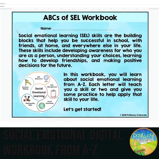40 digital & print mini-lessons focused on social emotional learning! https://bit.ly/45ZKhb8 | Pathway 2 Success