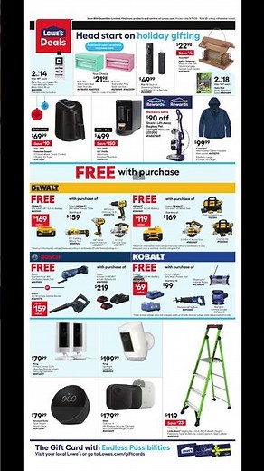 Lowe’s Weekly Ad - Get Holiday Ready