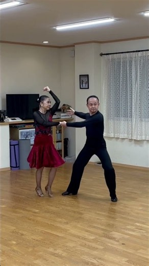 ルンバを練習しました #dance #社交ダンサー #社交ダンス