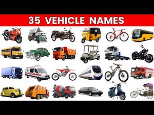 Vehicle Names in English | Mode of Transport for kids | Types of Vehicles | Vehicles Vocabulary