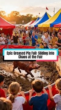 Epic Greased Pig Fail: Sliding into Chaos at the Fair