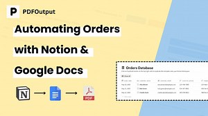 Simple Order PDF Generator