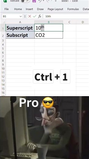 Type Like a Pro! Superscript & Subscript Shortcut Keys 🔥 #computereducation #ict #shorts