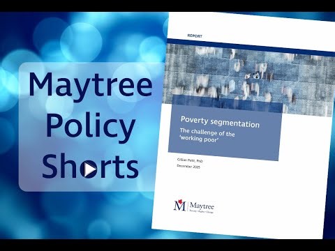 Poverty segmentation: The challenge of the ‘working poor’