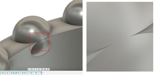 Combining Bodies Causes Two Bodies of Pattern on Path to Disappear