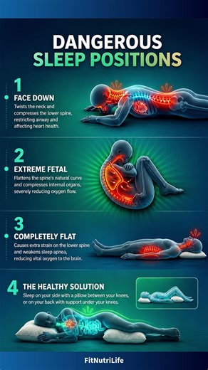 Dangerous Sleep Positions You Should Avoid 😴⚠️(Fix Your Sleep Tonight!)
