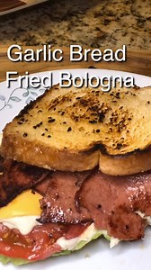 My hooked up Garlic Bread Fried Bologna Sandwich | Cooking with Chef Bunky D and Tonia