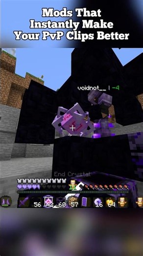 Mod To Instantly Make Your PvP Clips Better #minecraft #minecraftpvp