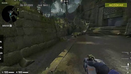 How to Smoke Triple on Ancient, option 1 - CSGO