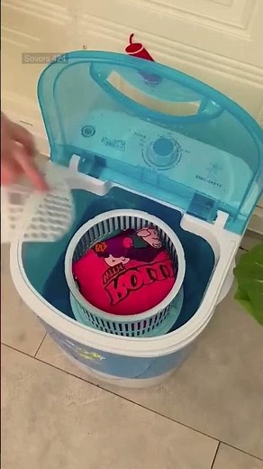 🔥Portable Magic Washing Machine 🧺✨ | Smart Compact Travel Laundry Washer #3564 ‪@sovorsgadget‬