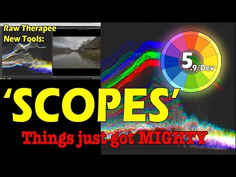 Raw Therapee 5.9 Preview: SCOPES - AWESOME Waveform & Vector Scopes