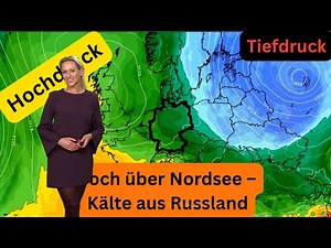 Nordsee-Hoch blockt Deutschland – aber von Osten drängt schon die sibirische Eiseskälte heran!