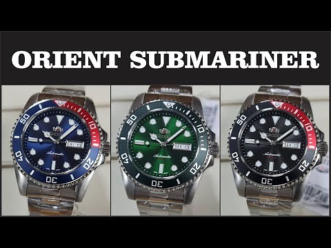 Orient Submariner 469SS068F F49SS027 F49SS026 | Relojoaria JJ