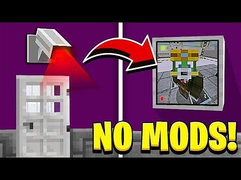 How to Make a WORKING SECURITY CAMERA in Minecraft!