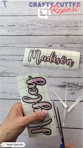 How to simply layer vinyl like a pro by using parchment paper 🤩🥳 📸: heart.decals/IG . . . #cricut #cricutmade #cricutmaker #handmade #cricutcrafts #smallbusiness #cricutexploreair #vinyl #diy #etsy #crafts #svg #custom #silhouettecameo #custommade #cricutcreations #crafting #silhouette #craft #etsyshop #svgfiles #shopsmall #supportsmallbusiness #htv #personalized #personalizedgifts #cricutexplore #etsyseller #cricutlife #svgdesigns | Crafty Cutter Limited