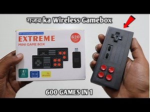 Best Mini Wireless Video Game Box - 620 in 1 Game Box Unboxing & Review - Chatpat toy tv