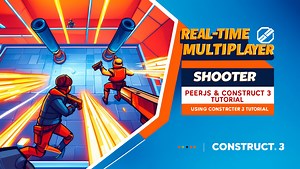 Top Down Shooter Multiplayer Game with PeerJS | Construct 3 by Shepherd Games