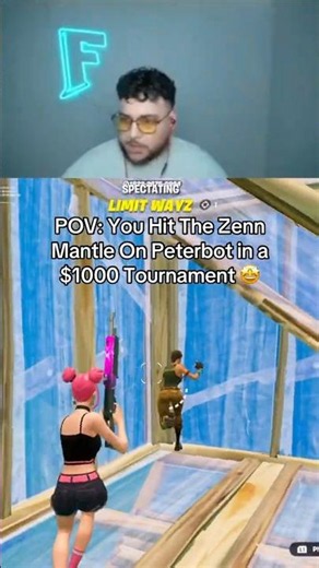 Peterbot Gets CLIPPED With Zenn Mantle 💀 #fortnite
