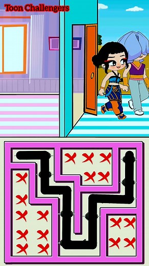 94K views · 7.1K reactions | Perfect Maze Challenge — Can You Help Rumi Get Date-Ready ? | Toon Challengers | Facebook