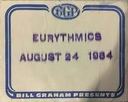 Aug 24, 1984: Eurythmics / Howard Jones at William Randolph Hearst Greek Theatre, University of California, Berkeley Berkeley, California, United States | Concert Archives