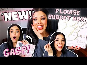 THE BEST NEW BOX!? It's JUST MAKEUP!? | P.louise Budget Beauty Box Unboxing & Try On!