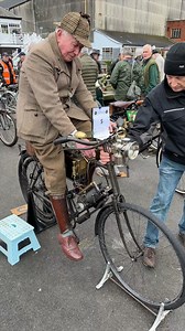 2.7M views · 66K reactions | Andy Brown starts and rides his 1902...