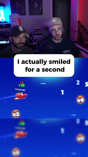 I actually smiled for a second