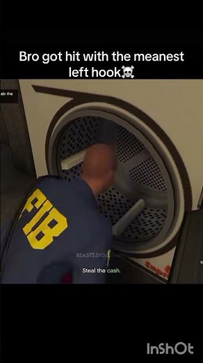 Meanest left hook💀 #gta #gta5 #gta5online