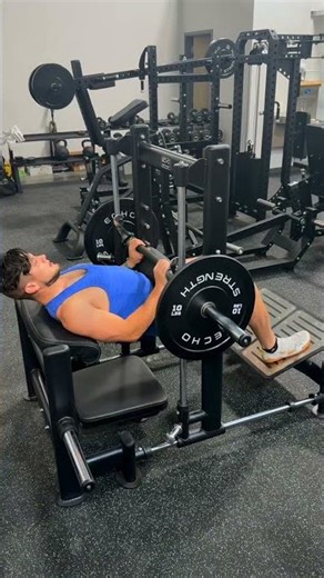 Plate-Loaded 3D Hip Thrust Machine