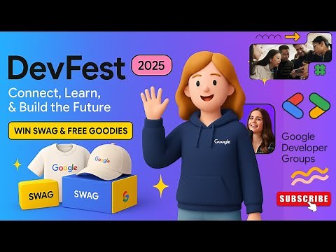 DevFest 2025: Learn, Connect & Build with Google Devs | Free Swags & Goodies Join Now #devfest
